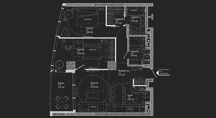 Выбирайте квартиру с дизайнерским ремонтом в третьей башне Taryan Towers! 27